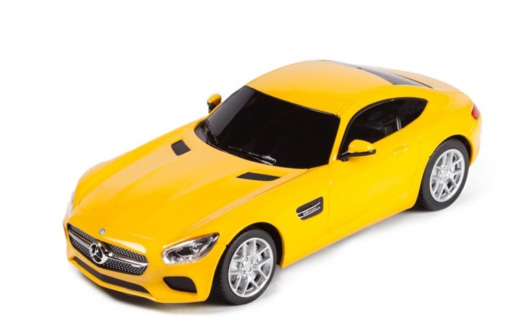 Машина на радиоуправлении Mercedes AMG GT3, цвет жёлтый 27MHZ, 1:24  